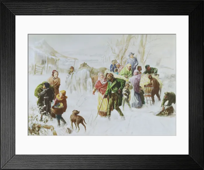 Framed Print : Painting After The Underground Railroad by Charles T. Webber Framed Print : Painting After The Underground Railroad by Charles T. Webber