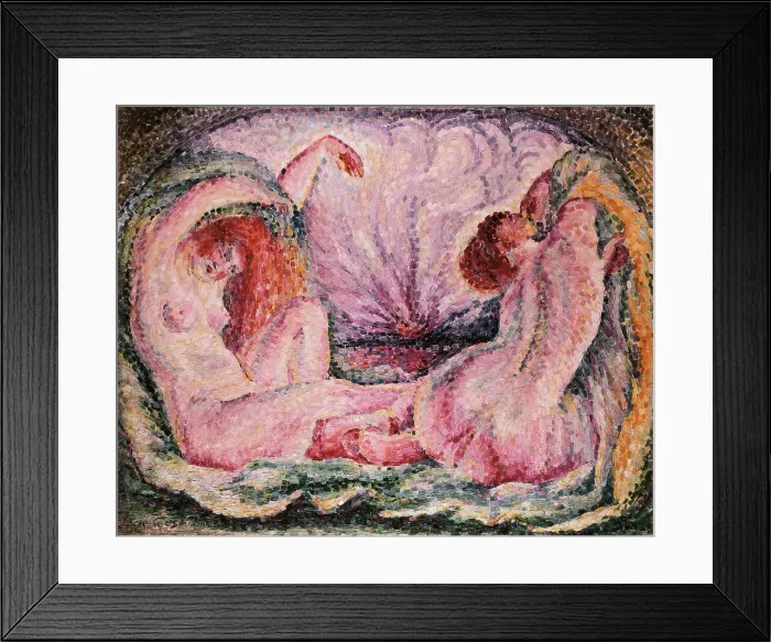 Framed Print : Two Nudes in a Landscape Framed Print : Two Nudes in a Landscape