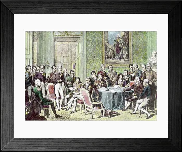 Framed Print : Painting of Vienna Congress Delegates by Johann Baptist Isabey Framed Print : Painting of Vienna Congress Delegates by Johann Baptist Isabey