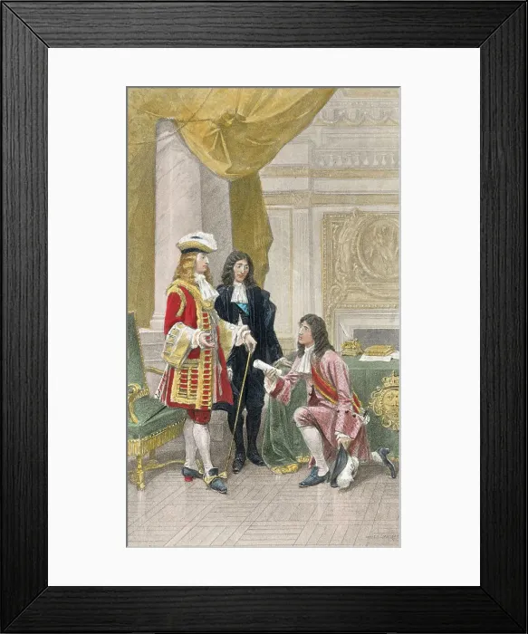 Framed Print : Louis XIV Receiving an Ambassador Framed Print : Louis XIV Receiving an Ambassador