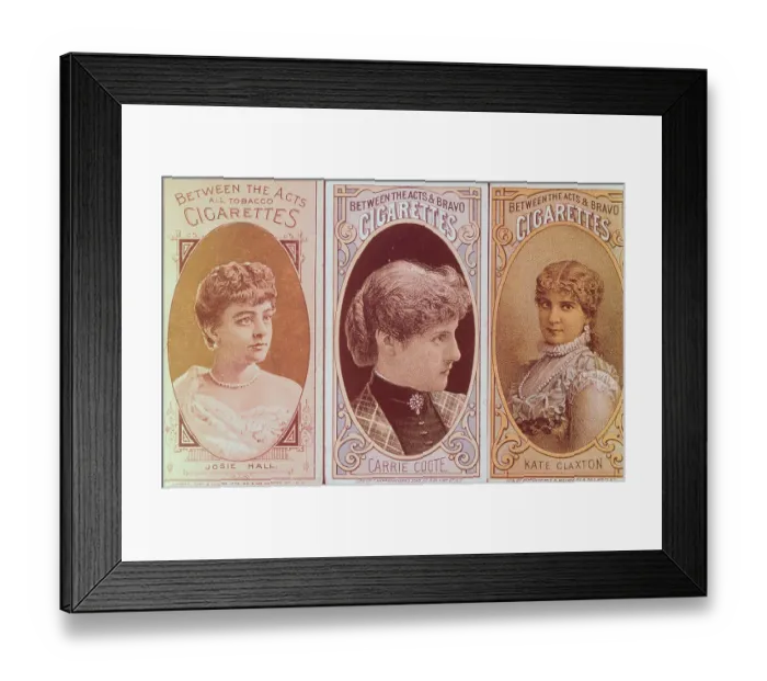Framed Print : Playing Cards with Female Faces Framed Print : Playing Cards with Female Faces