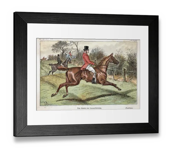 Framed Print : Men Riding Horses Framed Print : Men Riding Horses