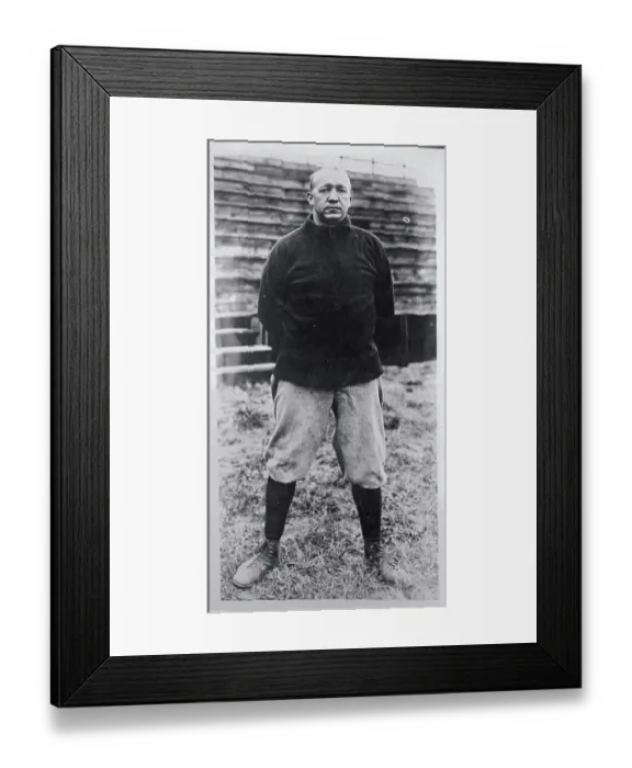 Framed Print : Knute Rockne Standing Outside Framed Print : Knute Rockne Standing Outside