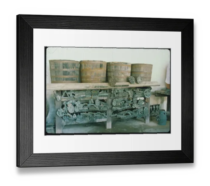 Framed Print : Barrel-Branding Irons Framed Print : Barrel-Branding Irons