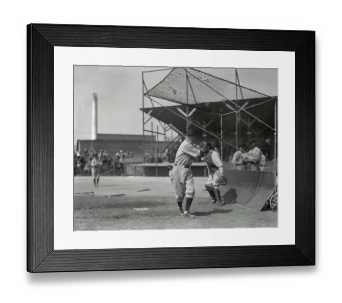 Framed Print : Rogers Hornsby Batting During Baseball Game Framed Print : Rogers Hornsby Batting During Baseball Game