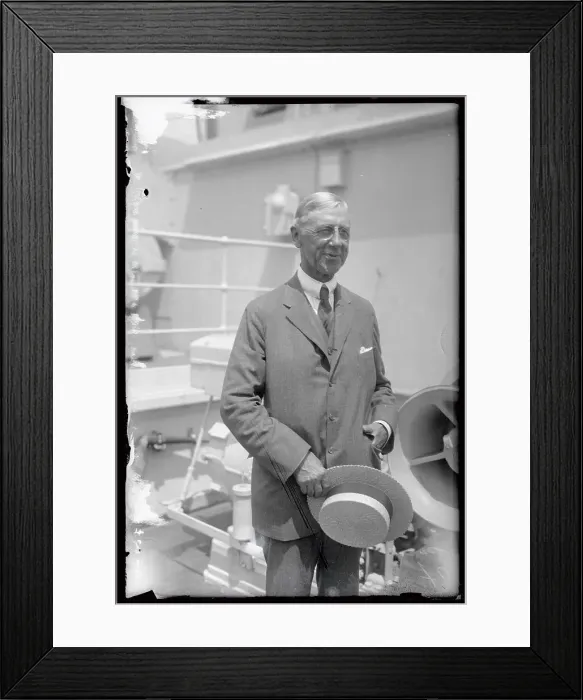 Framed Print : Supreme Court Justice Entering Ship Framed Print : Supreme Court Justice Entering Ship