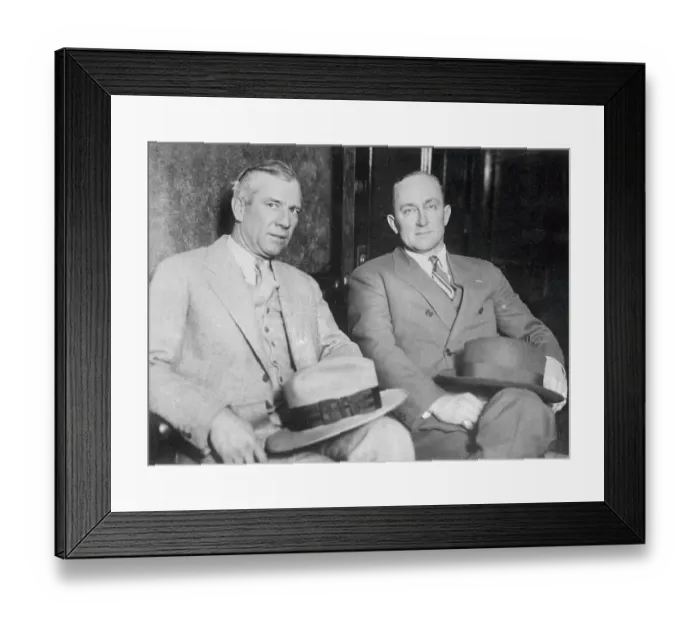 Framed Print : Tris Speaker and Ty Cobb Framed Print : Tris Speaker and Ty Cobb