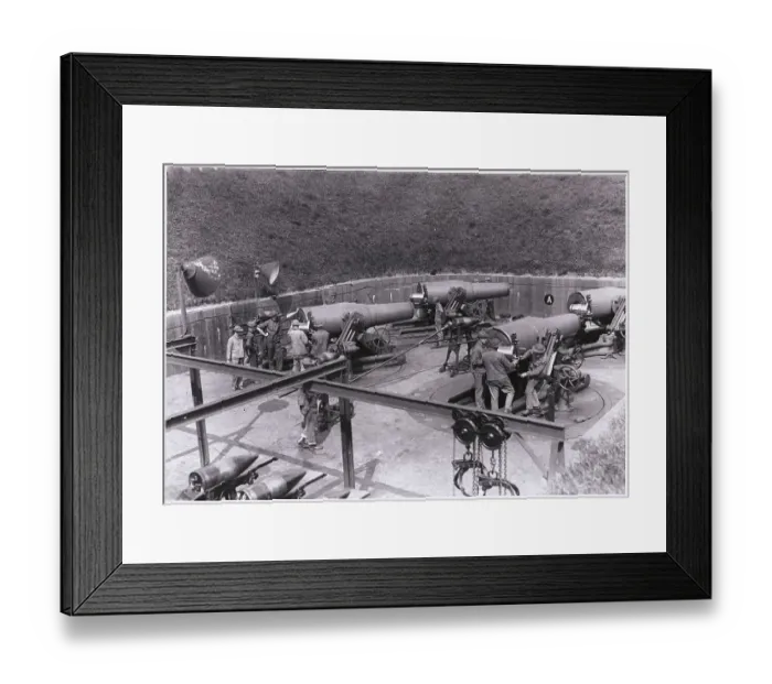 Framed Print : Artillery in Training Before World War I Framed Print : Artillery in Training Before World War I
