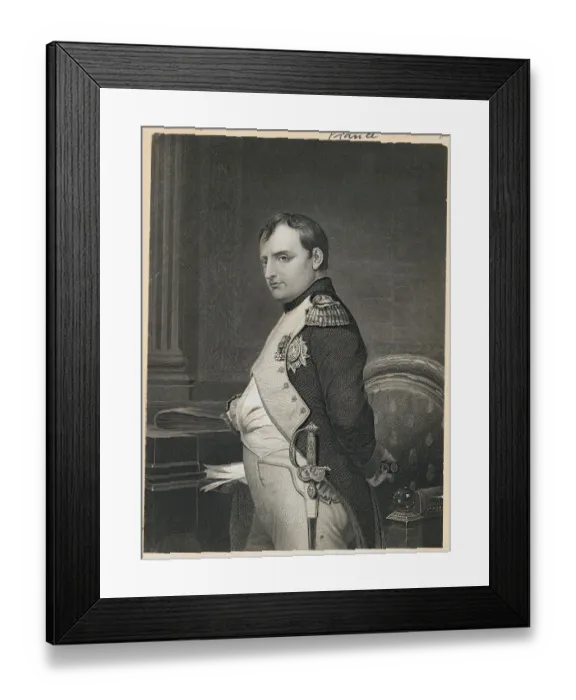 Framed Print : Portrait of Napoleon I Framed Print : Portrait of Napoleon I