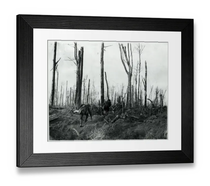 Framed Print : American Raiding Party During Wwi Framed Print : American Raiding Party During Wwi