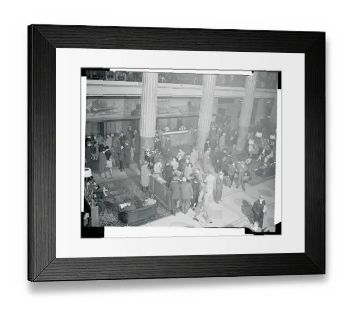 Framed Print : Lobby of Hotel Framed Print : Lobby of Hotel