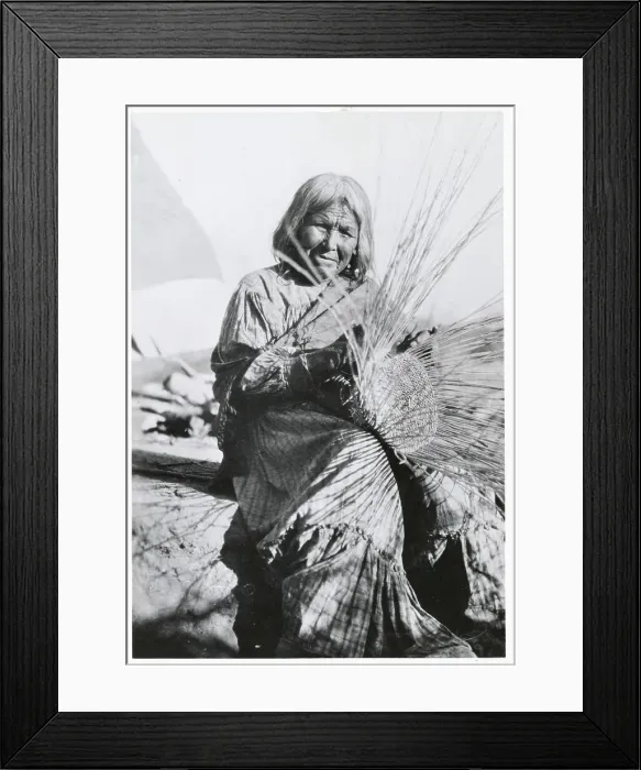 Framed Print : Apache Woman Posing Framed Print : Apache Woman Posing