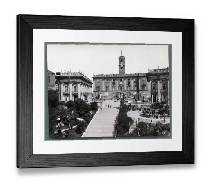 Framed Print : Campi Doglio with Statue of Marcus Aurelius