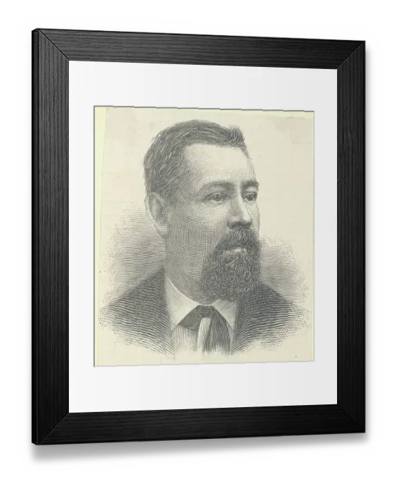 Framed Print : Portrait of Justo Rufino Barrios Framed Print : Portrait of Justo Rufino Barrios
