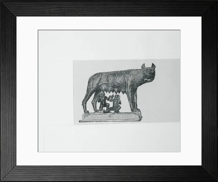 Framed Print : Capitoline Wolf Suckling Romulus and Remus Framed Print : Capitoline Wolf Suckling Romulus and Remus