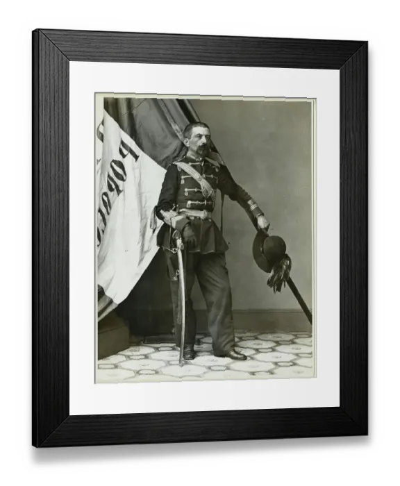 Framed Print : Portrait Of Union Officer A.Rupetti Framed Print : Portrait Of Union Officer A.Rupetti