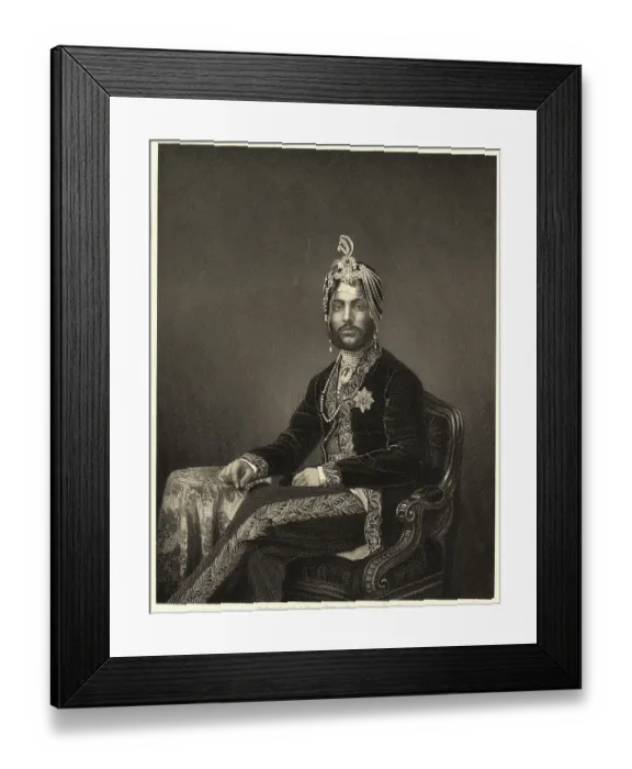 Framed Print : Portrait of Dalip Singh, The Maharajah Framed Print : Portrait of Dalip Singh, The Maharajah
