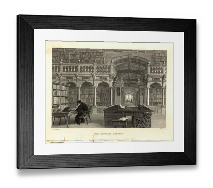 Framed Print : The Bohemian Library Framed Print : The Bohemian Library