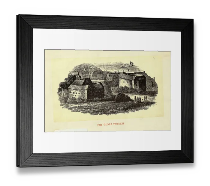 Framed Print : The Globe Theater of London Framed Print : The Globe Theater of London