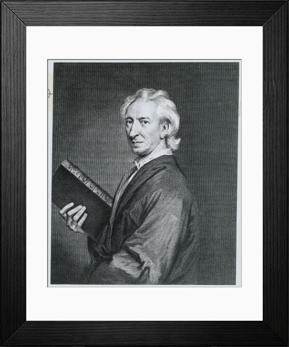 Framed Print : Portrait of John Evelyn Framed Print : Portrait of John Evelyn