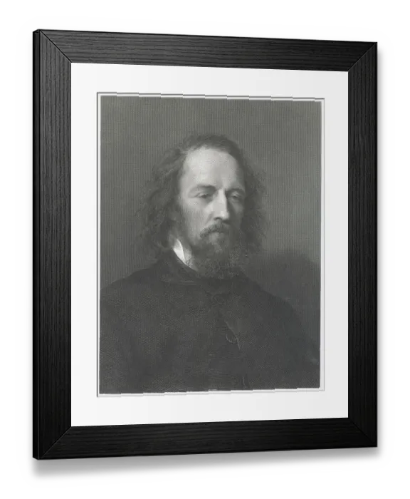Framed Print : Alfred, Lord Tennyson Framed Print : Alfred, Lord Tennyson