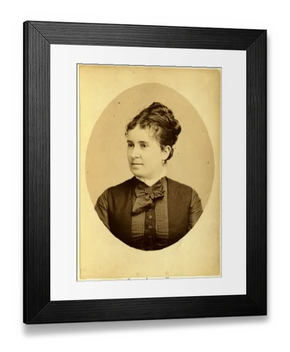Framed Print : Portrait of Clara Louise Kellogg Framed Print : Portrait of Clara Louise Kellogg