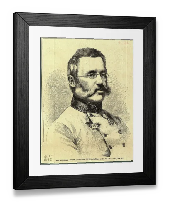 Framed Print : Portrait of Archduke Albert