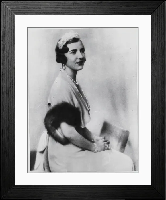 Framed Print : Portrait of Princess Ingrid