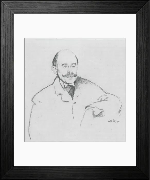 Framed Print : Portrait of Roald Amundsen Framed Print : Portrait of Roald Amundsen