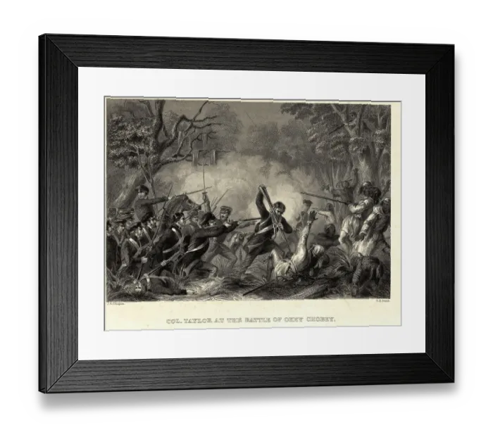 Framed Print : Colonel Taylor at the Battle of Okey Chobey Framed Print : Colonel Taylor at the Battle of Okey Chobey