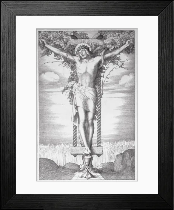 Framed Print : Crucifixion of Jesus Christ Framed Print : Crucifixion of Jesus Christ