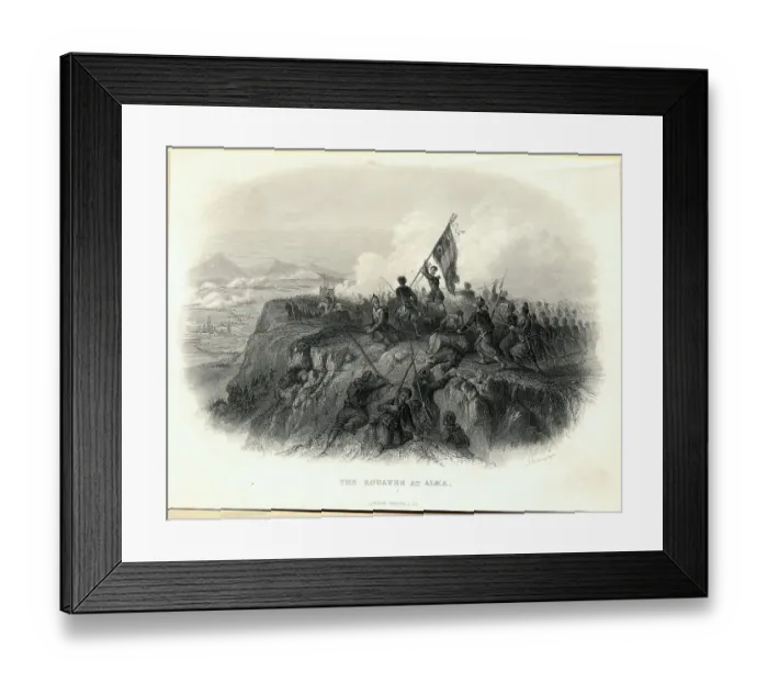 Framed Print : The Zouaves at Alma During the Crimean War Framed Print : The Zouaves at Alma During the Crimean War