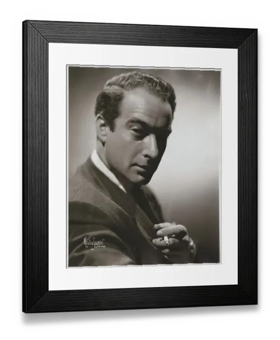 Framed Print : Portrait of Victor Borge Framed Print : Portrait of Victor Borge