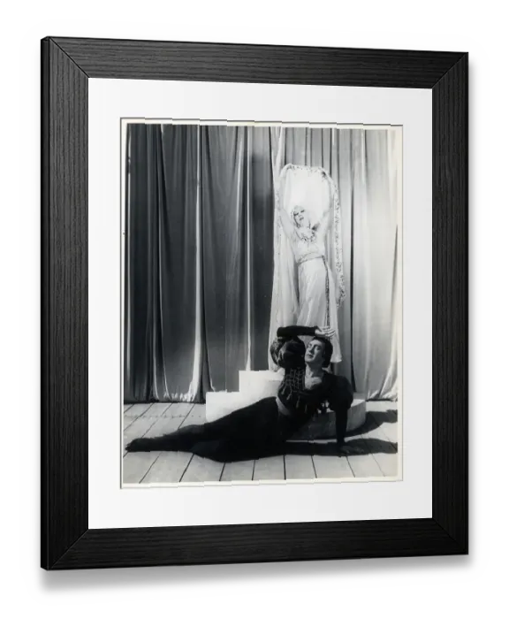 Framed Print : Ruth St. Denis And Ted Shawn Dancing Framed Print : Ruth St. Denis And Ted Shawn Dancing