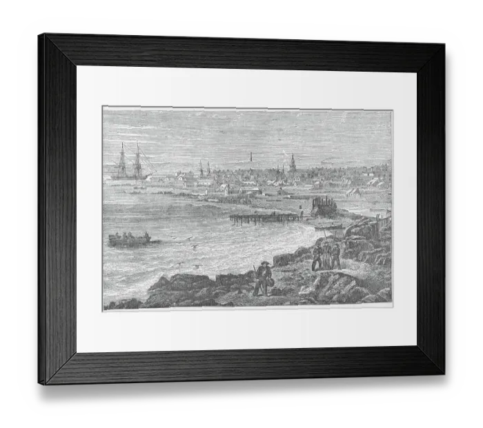 Framed Print : Sealers Along Newfoundland Coast Framed Print : Sealers Along Newfoundland Coast