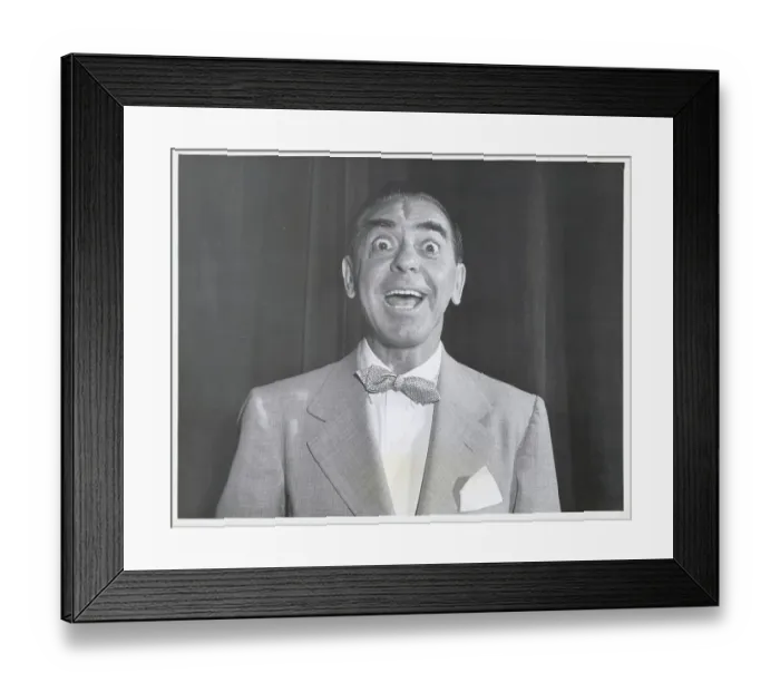 Framed Print : Portrait of Eddie Cantor Framed Print : Portrait of Eddie Cantor