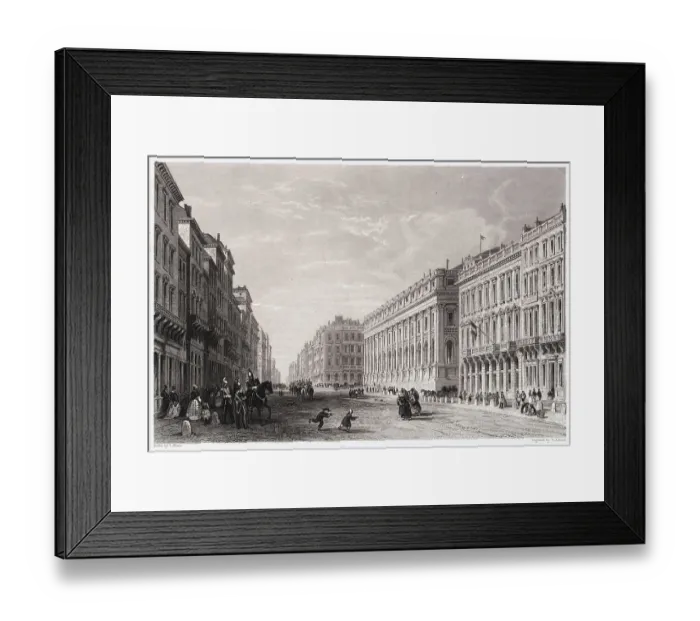 Framed Print : Engraving by Henry Adlard After Rue de Chapeau Rouge by Thomas Allom Framed Print : Engraving by Henry Adlard After Rue de Chapeau Rouge by Thomas Allom