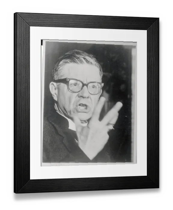Framed Print : James A. Pike Appearing Angry While Speaking Framed Print : James A. Pike Appearing Angry While Speaking