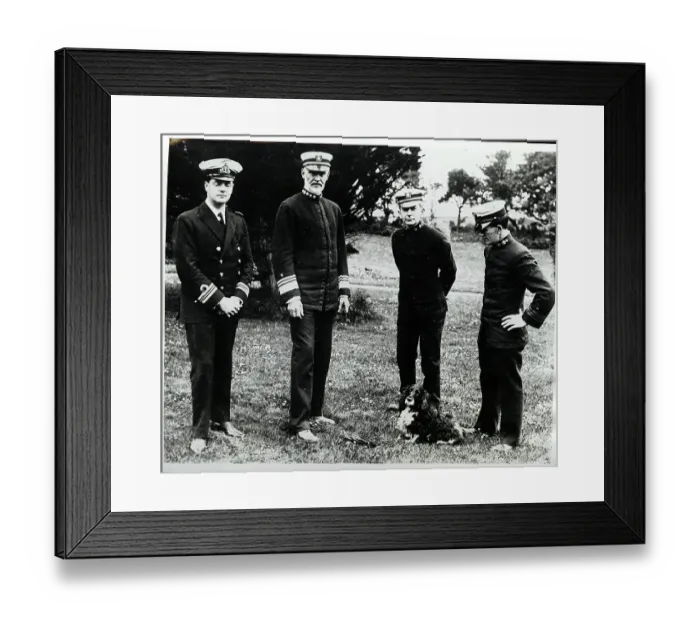 Framed Print : Admiral Sims And His Officers During Wwi Framed Print : Admiral Sims And His Officers During Wwi
