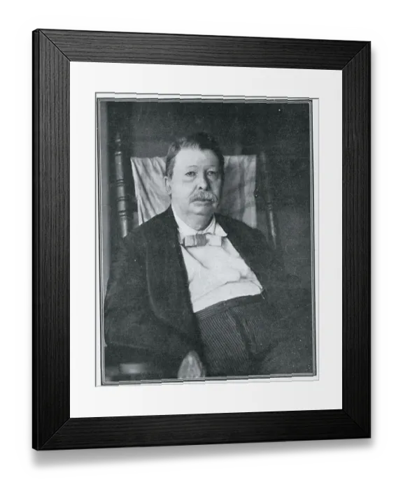 Framed Print : Portrait of Joel Chandler Harris Framed Print : Portrait of Joel Chandler Harris