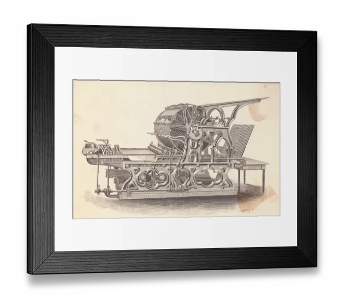 Framed Print : Printing Press Framed Print : Printing Press