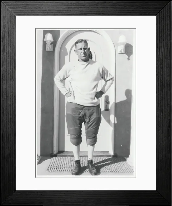 Framed Print : Football Coach Howard Jones Framed Print : Football Coach Howard Jones