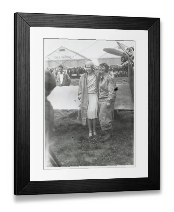 Framed Print : Thea Rasche with Friend Framed Print : Thea Rasche with Friend