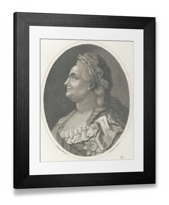 Framed Print : Portrait of Catherine the Great Framed Print : Portrait of Catherine the Great