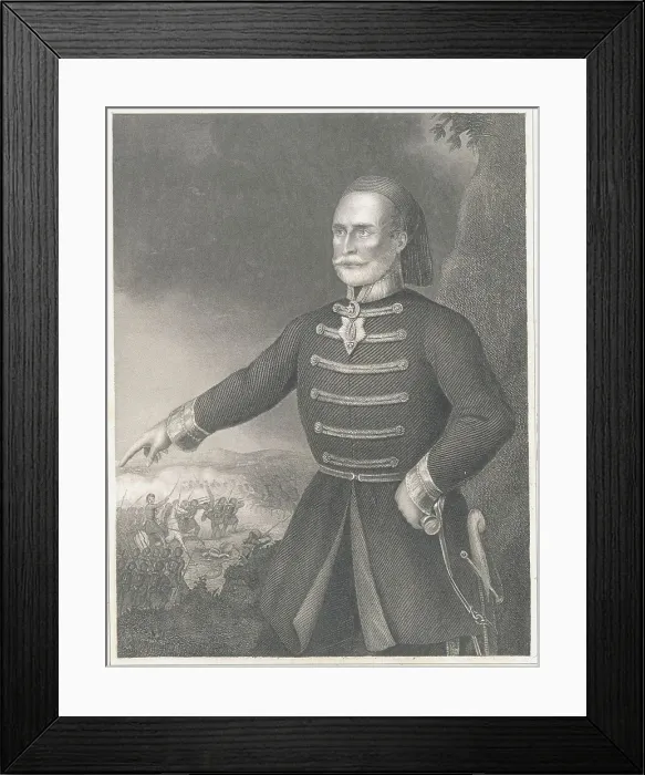 Framed Print : Turkish Officer Omar Pasha Framed Print : Turkish Officer Omar Pasha