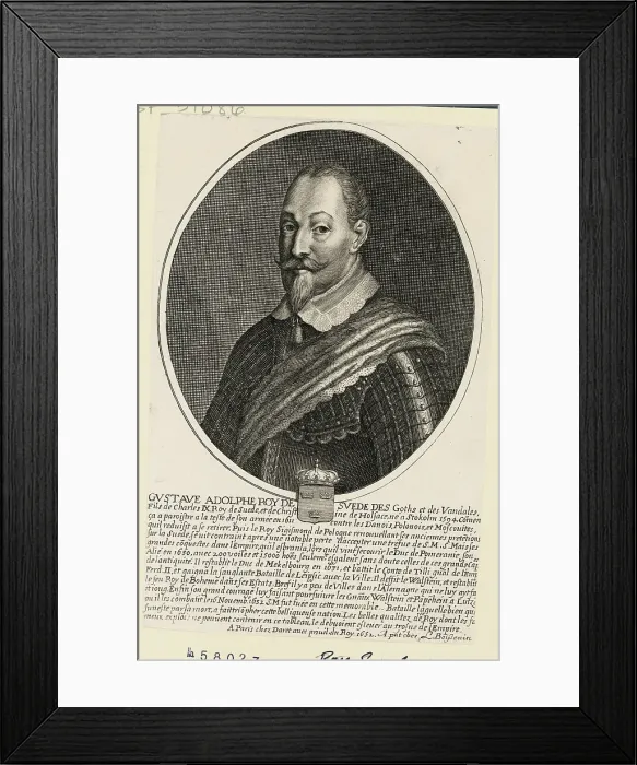 Framed Print : King Gustav Adolph Framed Print : King Gustav Adolph