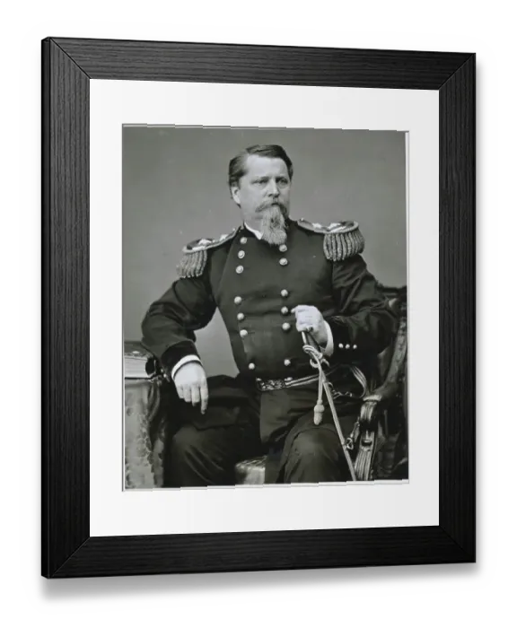Framed Print : Portrait of Winfield Scott Hancock Framed Print : Portrait of Winfield Scott Hancock