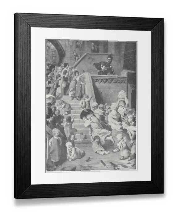 Framed Print : Pied Piper of Hamelin Framed Print : Pied Piper of Hamelin