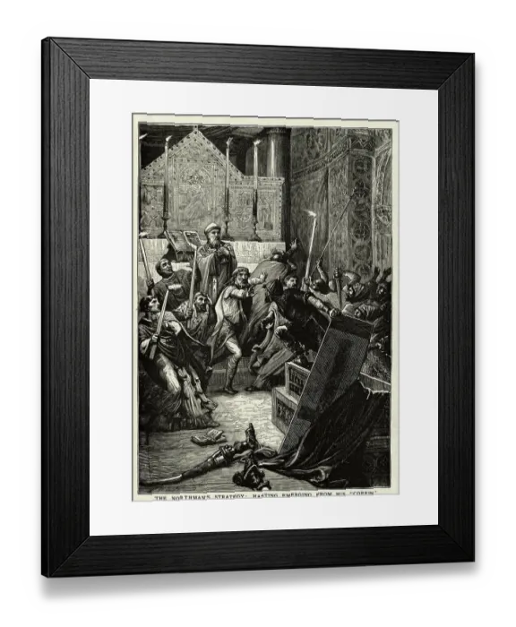 Framed Print : Hasting Emerging from a Coffin Framed Print : Hasting Emerging from a Coffin