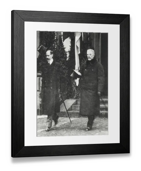 Framed Print : Norway's King Haakon and Sweden's King Gustav Framed Print : Norway's King Haakon and Sweden's King Gustav